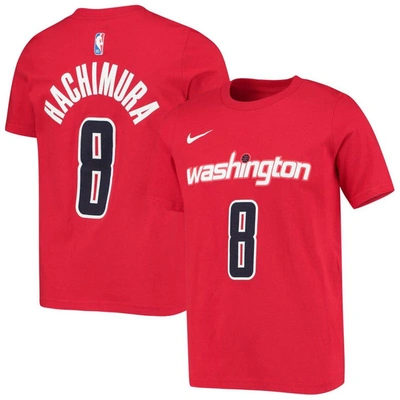 Outerstuff Kids' Youth Rui Hachimura Red Washington Wizards Name & Number T-shirt