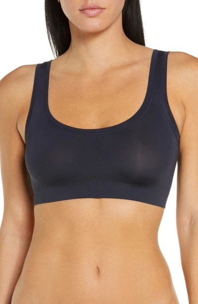 Hanro Touch Feeling Crop Top In Midnight
