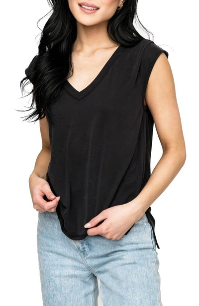 Gibsonlook V-neck T-shirt In Black