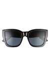 Aire Haedus 53mm Cat Eye Sunglasses In Black