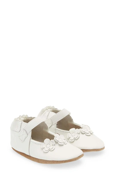 Robeez Kids' Brianna Crib Shoe In White