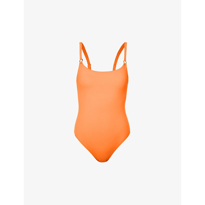 Melissa Odabash Tosca Square-neck Swimsuit In Orange