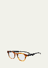 Eyebobs Waylaid Square Acetate Readers In Brown