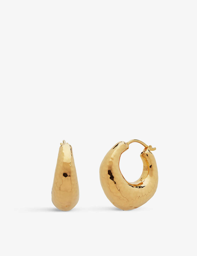 Monica Vinader Deia 18ct Yellow Gold-plated Vermeil Silver Earrings