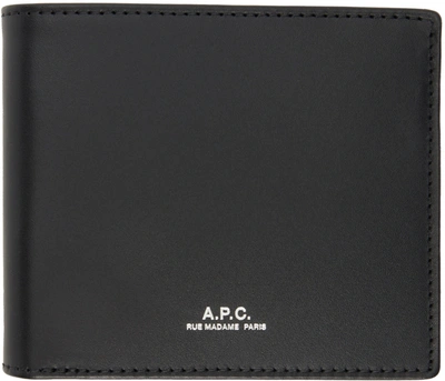 A.p.c. Black Aly Wallet In Lzz Noir