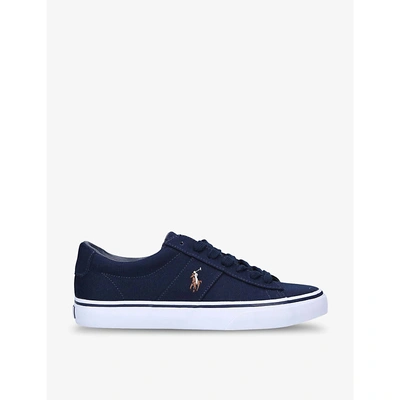 Polo Ralph Lauren Sneaker With Contrasting Detail In Navy