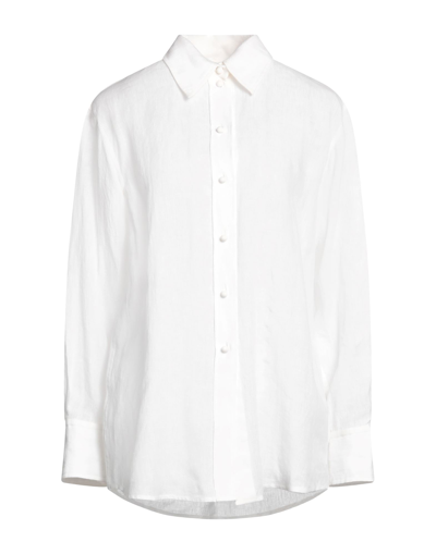 Chloé Linen Voile Shirt In White