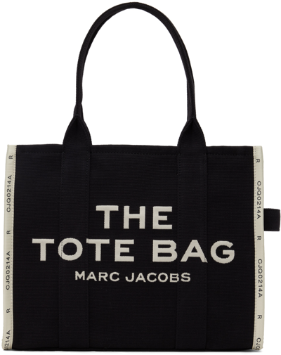 Marc Jacobs The Tote Canvas Tote Bag In 001 Black