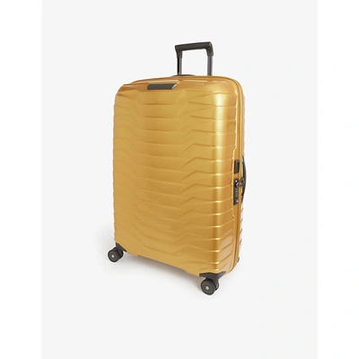 Samsonite Proxis Spinner Four-wheel Suitcase 77cm In Honey Gold