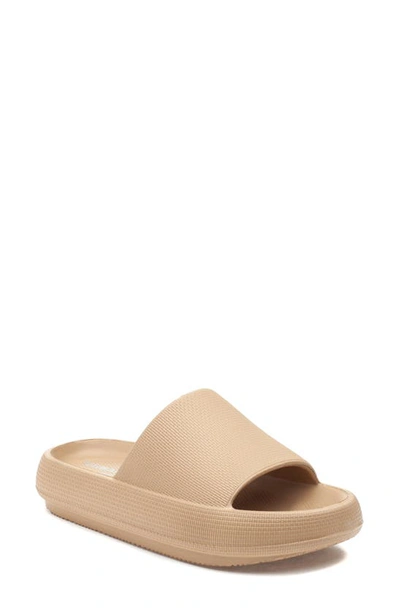 Urban Sport Squeezy Slide Sandal In Sand Eva