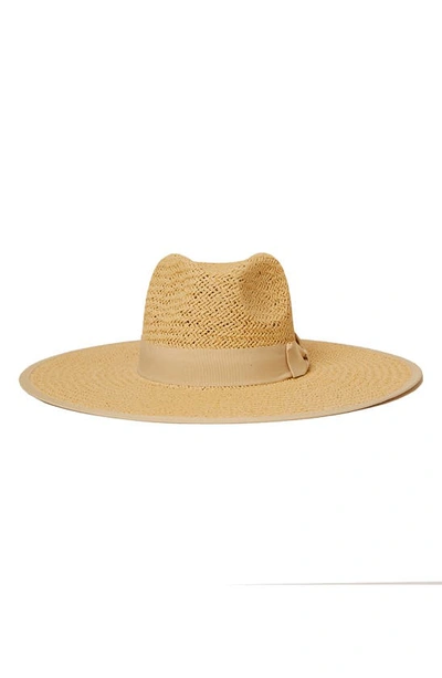 Btb Los Angeles Cassie Straw Hat In Brown