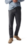 Faherty Stretch Terry 5-pocket Pants In Washed Black