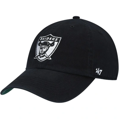 47 ' Black Las Vegas Raiders Legacy Franchise Fitted Hat