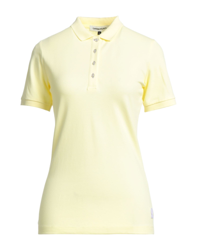 Ciesse Piumini Polo Shirts In Yellow
