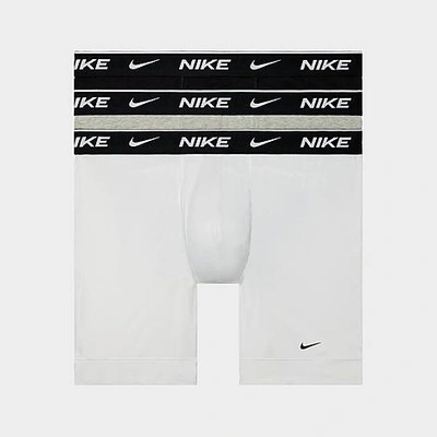 Nike Men's Dri-fit Essential Cotton Stretch Boxer Briefs (3-pack) In Multicolor