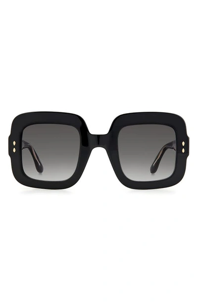 Isabel Marant 49mm Square Sunglasses In Black