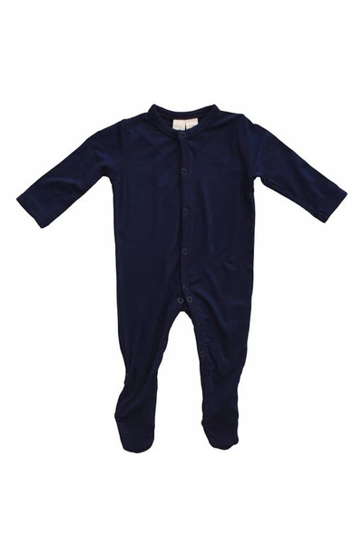 Kyte Baby Babies' Snap Footie In Navy