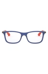 Ray Ban 48mm Optical Glasses In Trans Blue