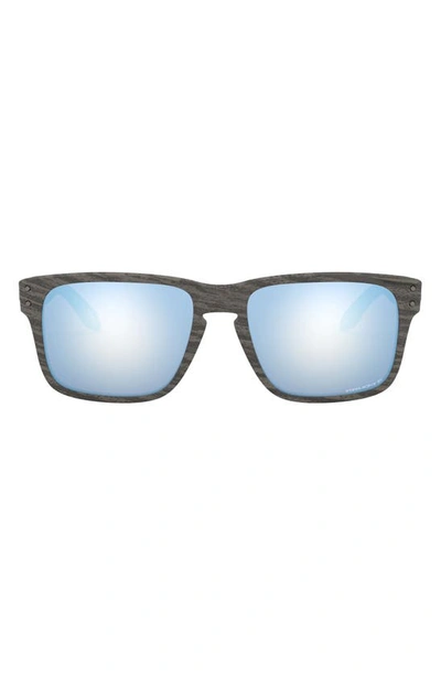 Oakley Holbrook™ 53mm Prizm™ Polarized Rectangular Sunglasses In Brown Grad