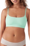 True & Co. True Body Scoop Neck Bralette In Sierra Mint