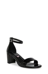 Steve Madden Kids' Jcarrson Ankle Strap Sandal In Black Patent