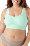 True & Co. True Body Lift Wireless Bra In Sierra Mint