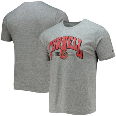 League Collegiate Wear Heathered Grey Cornell Big Red Upperclassman Reclaim Recycled Jersey T-shirt