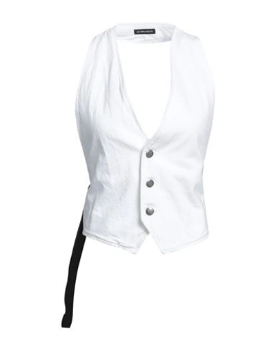 Ann Demeulemeester Womens White Other Materials Top