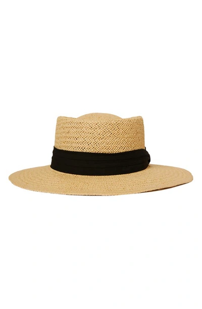 Btb Los Angeles Asher Straw Hat In Natural