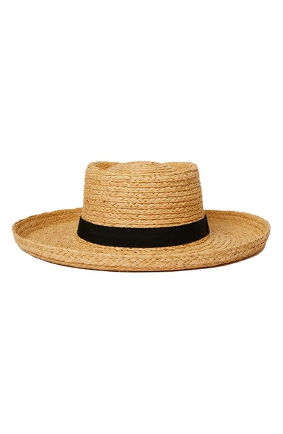 Btb Los Angeles Steph Straw Hat In Natural