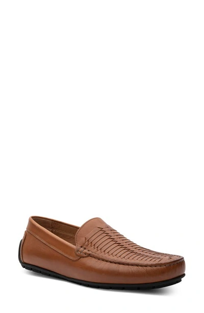 Blake Mckay Tucson Woven Vamp Driving Loafer In Tan