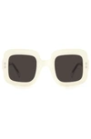 Isabel Marant 49mm Square Sunglasses In Cream