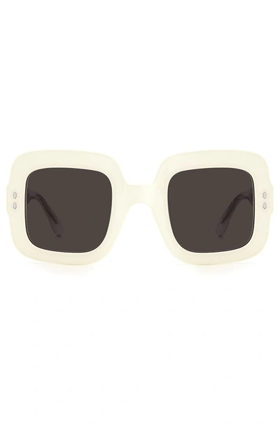 Isabel Marant 49mm Square Sunglasses In Cream