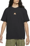 Nike Embroidered Logo T-shirt In Black