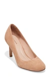 Cole Haan Gabbie Pump In Blush Tan Suede