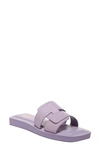 Franco Sarto Capri-slide Sandals Women's Shoes In Violet Leather