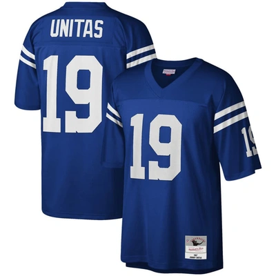 Mitchell & Ness Johnny Unitas Royal Baltimore Colts Legacy Replica Jersey