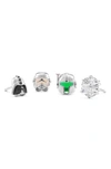 Girls Crew Star Wars™ The Empire Stud Earring Set In Silver