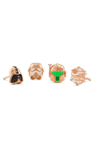 Girls Crew Star Wars™ The Empire Stud Earring Set In Rose Gold