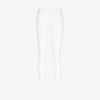 Paige Hoxton Cropped Skinny-leg High-rise Stretch-denim Jeans In White