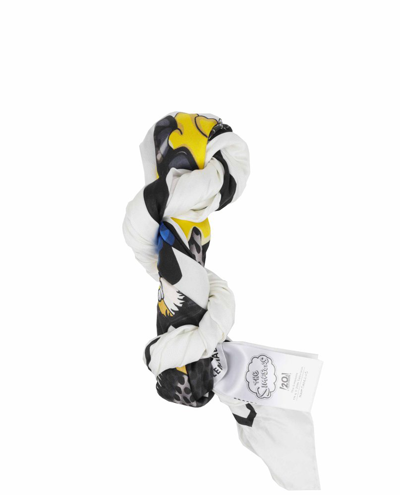 Balenciaga The Simpsons Printed Square Scarf In White