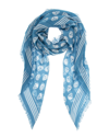 Alexander Mcqueen Foulard In Blue