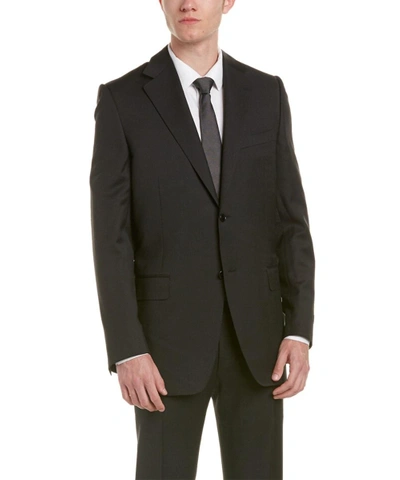 Canali Wool Suit With Flat Pant In Nocolor