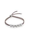 Monica Vinader Linear Bead Friendship Bracelet - Mink In Neutrals