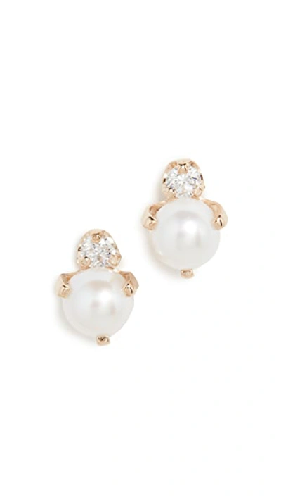 Zoë Chicco 14k Gold Diamond Stud Earrings