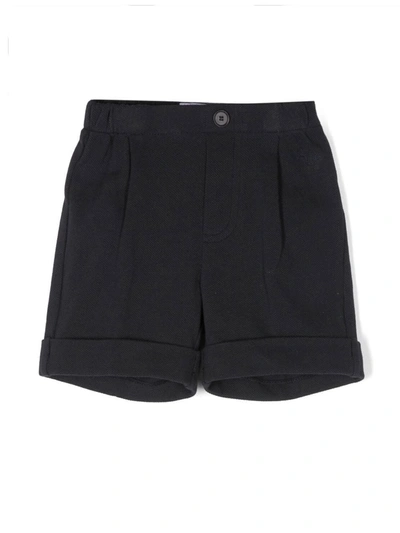 Il Gufo Babies' Boys Blue Cotton Shorts