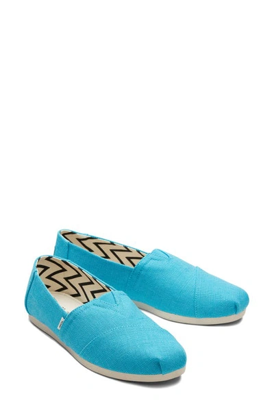 Toms Women's Classic Alpargata Flats In Bright Blue