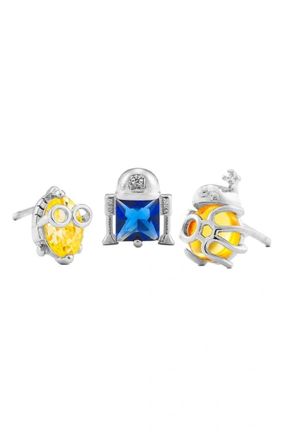 Girls Crew Star Wars™ Droids Stud Earring Set In Silver-tone