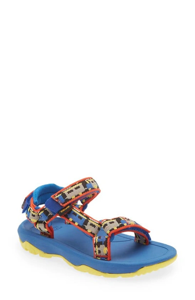 Teva Kids' Hurricane Recycled Webbing Sandals In Blue