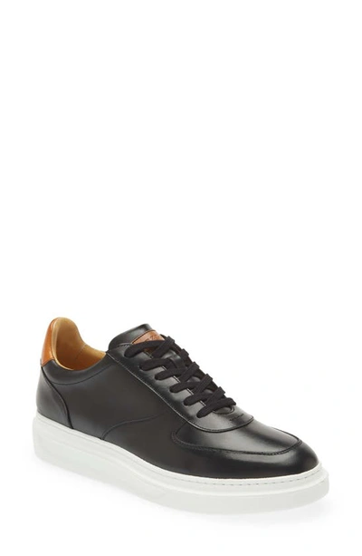 Mezlan Apron Toe Sneaker In Black ModeSens